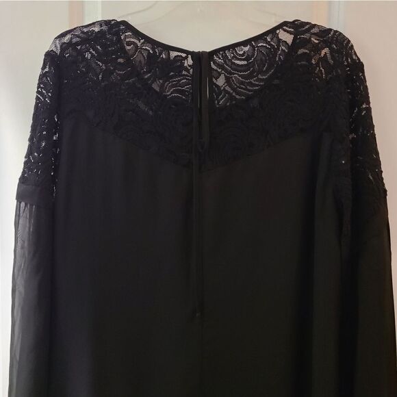 Luxology Black Lace Swing Dress - Picture 11 of 11